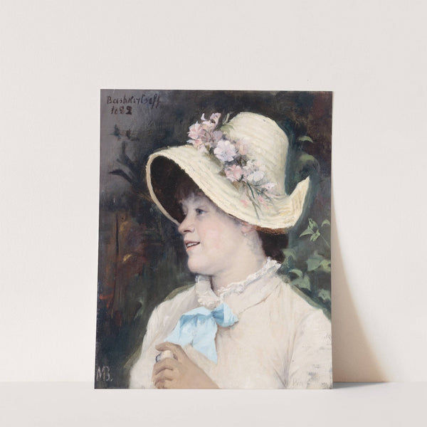 La Parisienne, portrait d’Irma, modèle à l’Académie Julian (1882) by Marie Bashkirtseff