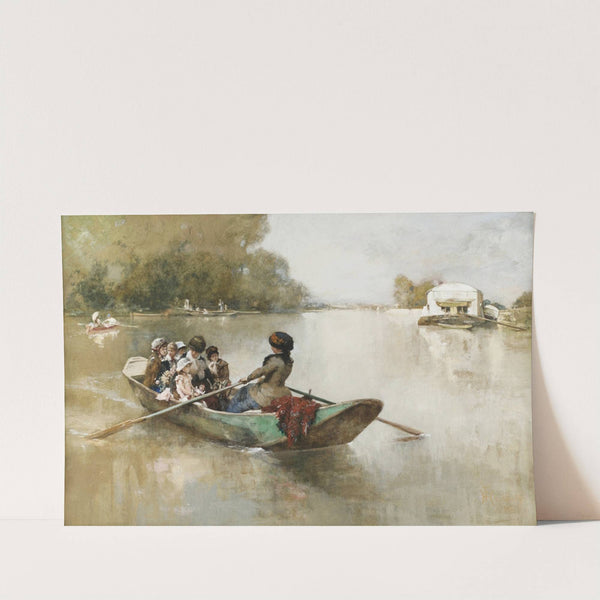 La Partie de bateau (1881) by Ferdinand Heilbuth