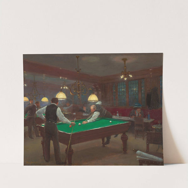 La Partie de Billiard by Jean Béraud