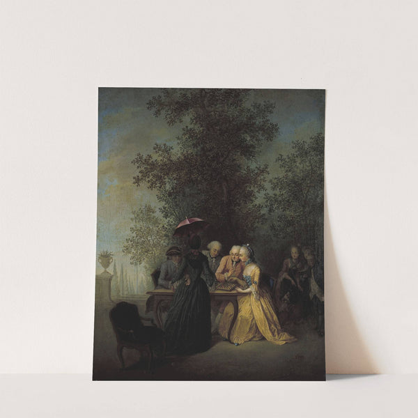 La Partie de dames by Michel-Barthélémy Ollivier