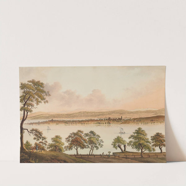 La partie Inferieure de L’isle de Reichenau by Johann Heinrich Bleuler