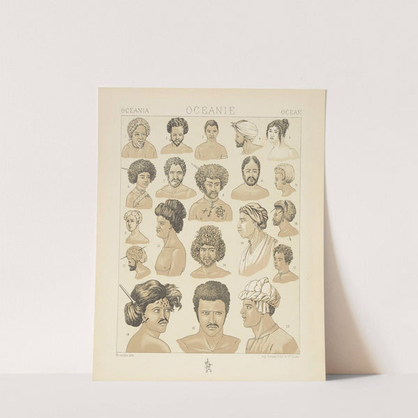 La parure a l’état de nature;Polynésie, Mélanésie etc (1876-1888) by Auguste Racinet