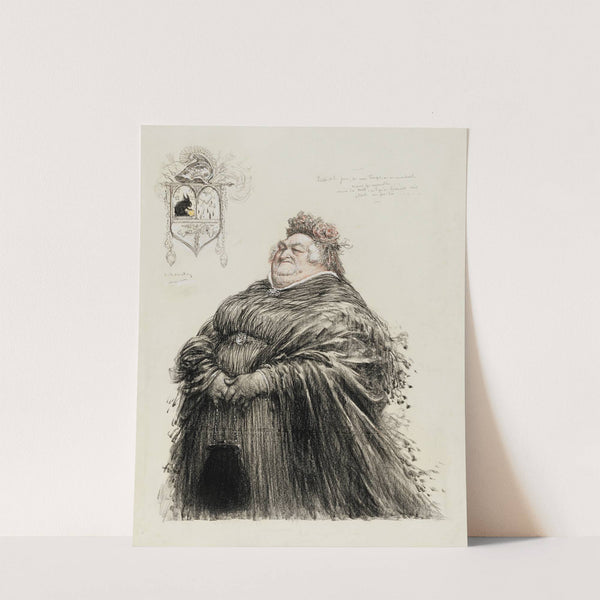 La parvenue by Charles-Lucien Léandre