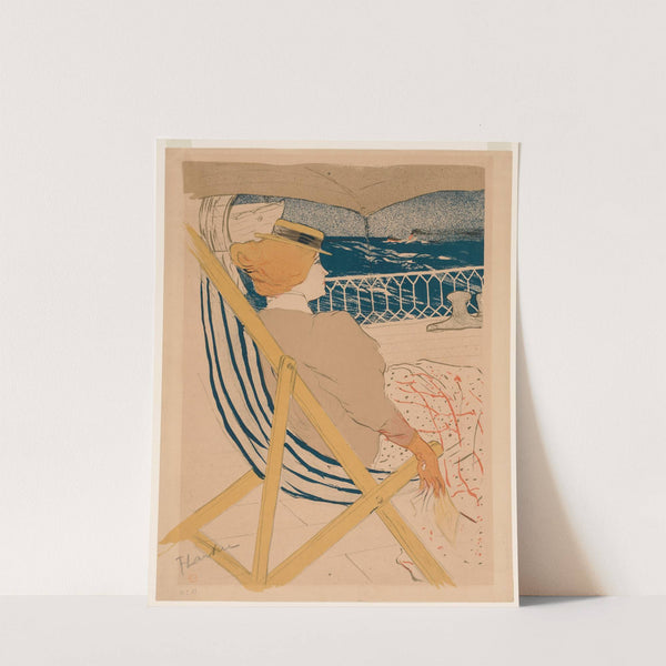 La Passagère Du 54 by Henri de Toulouse-Lautrec