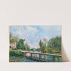 La Passerelle – Chemin De Halage Du Canal Du Loing (1886) by Alfred Sisley
