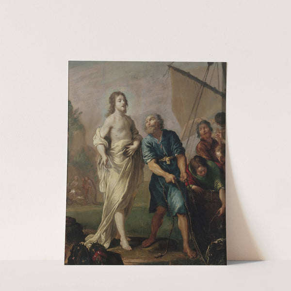 La Pêche miraculeuse ou la Vocation de saint Pierre. ‘Petit may’ de Notre-Dame (1624) by Claude Vignon