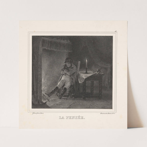 La pensee (The thought) by Denis Auguste Marie Raffet