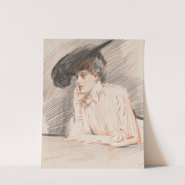 La penseuse by Paul César Helleu
