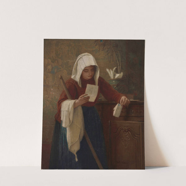 La petite curieuse by Désiré François Laugee