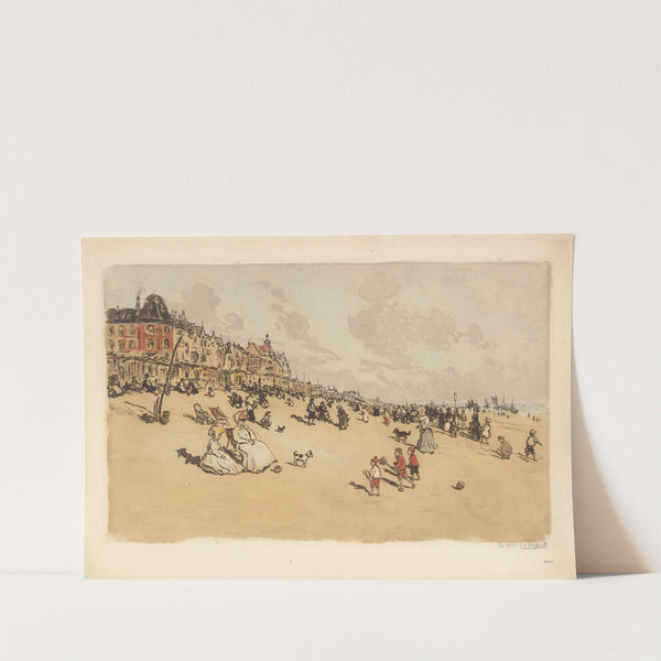 La petite plage (1909) by Jean François Raffaëlli