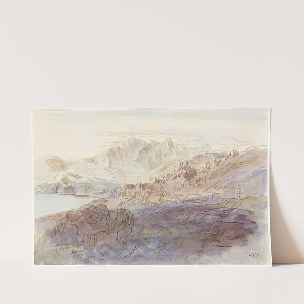 La Piana by Edward Lear