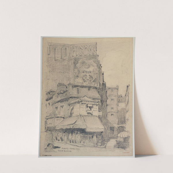 La place Blanche by Ferdinand Boberg