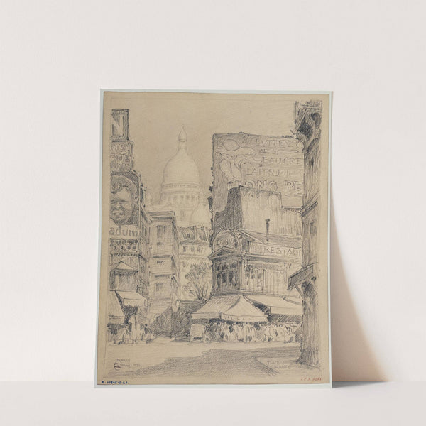 La place Blanche by Ferdinand Boberg