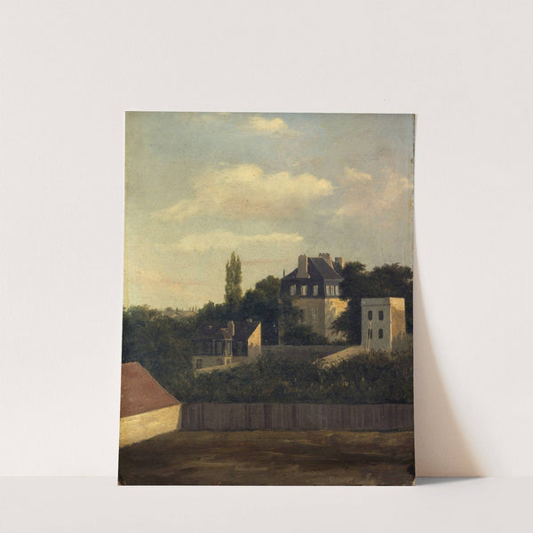 La place Bréda, vue de la rue La Bruyère (1833) by Georges Viard