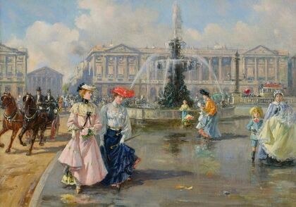 La Place De La Concorde (1872)