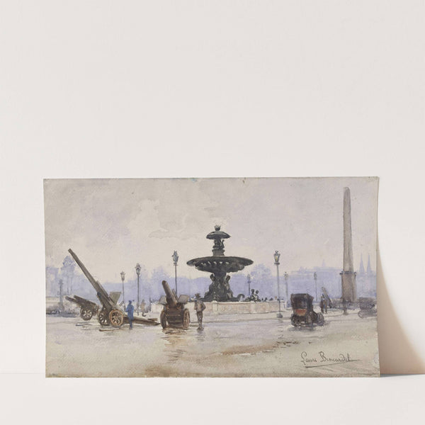 La place de la Concorde pendant la Grande Guerre. (1914-1918) by Laure Brouardel