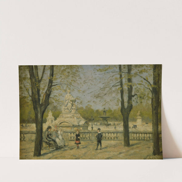 La place de la Concorde, vue de la terrasse des Tuileries by Stanislas Lépine