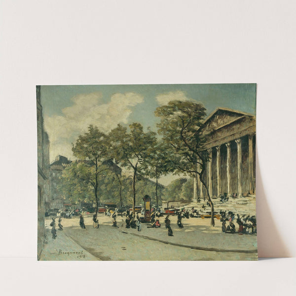 La place de la Madeleine by Louis Braquaval