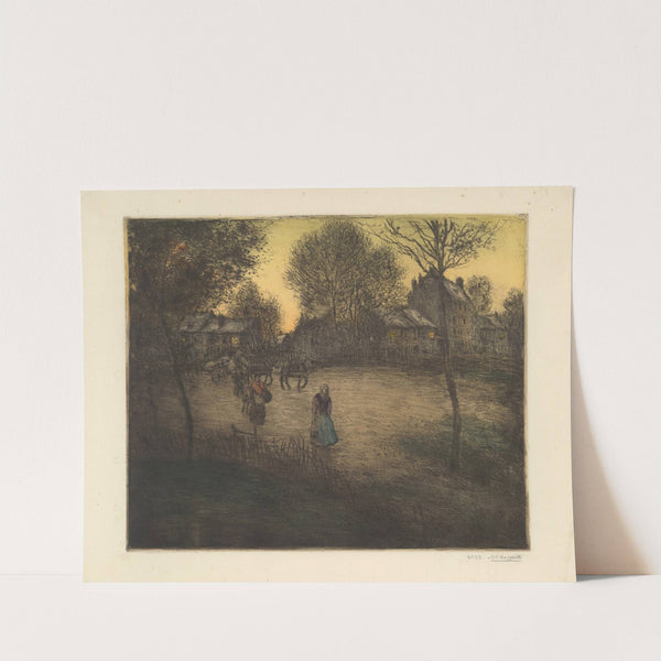 La place de la Révolte (1906) by Jean François Raffaëlli