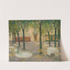 La Place des buveurs d'eau, Aix-les-Bains by Henri Le Sidaner