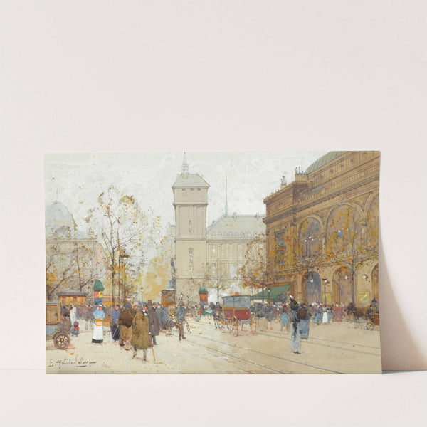 La Place Du Chatelet by Eugène Galien-Laloue