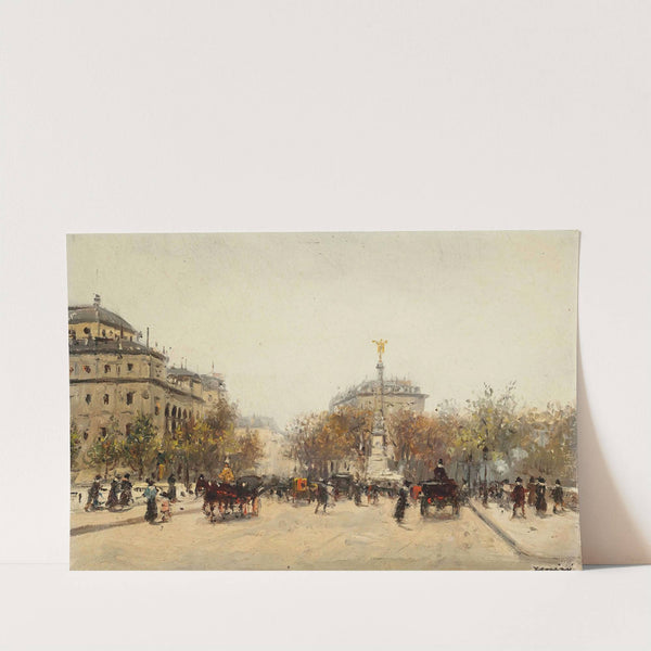 La Place Du Châtelet, Paris by Joaquin Miró