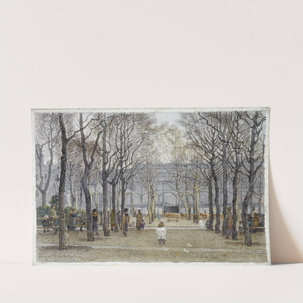 La place du marché Montrouge by Félix Brard