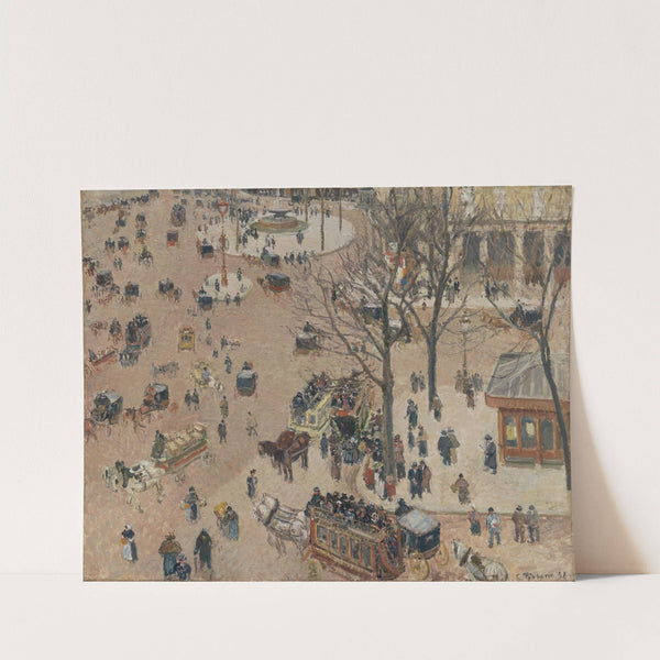 La Place du Théâtre Français (1898) by Camille Pissarro