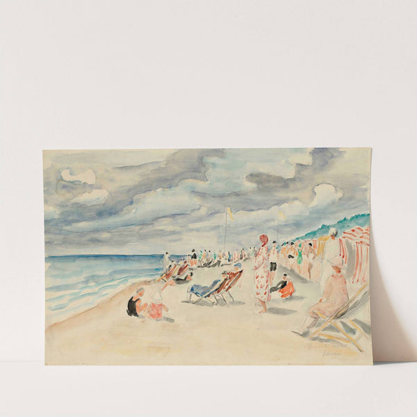 La plage de Deauville (1928) by Henri Lebasque