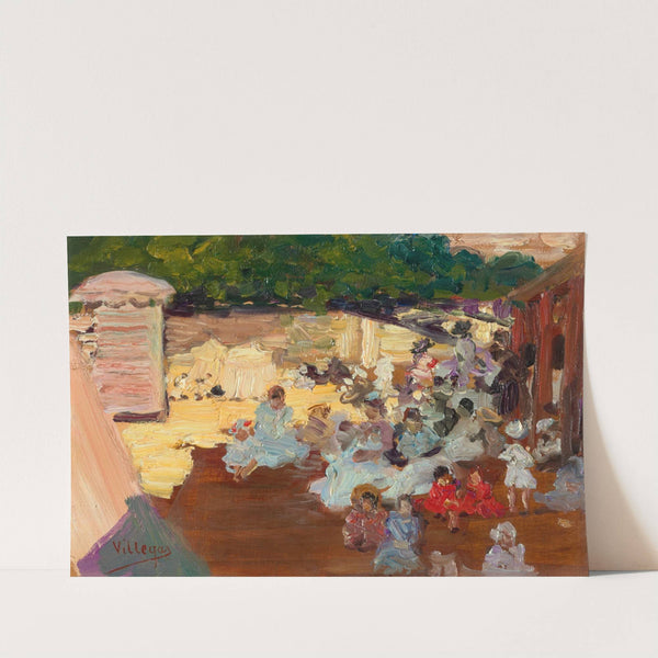 La Plage de San Sebastian by José Villegas Cordero