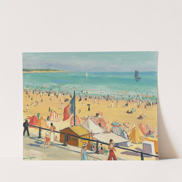 La Plage, Sables D’olonne (1923) by Albert Marquet