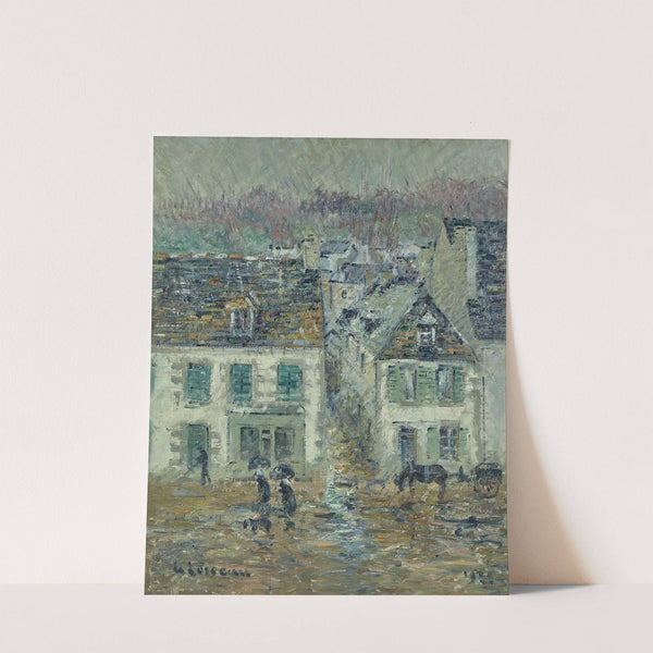 La pluie à Pont-Aven by Gustave Loiseau