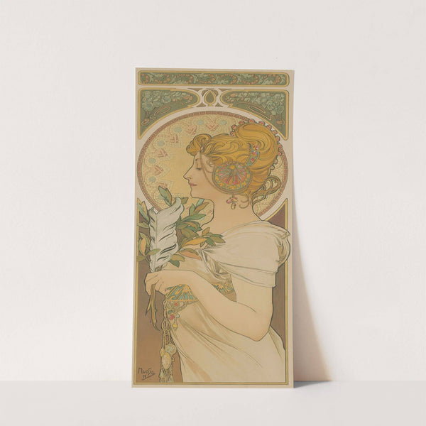 La Plume (1899) by Alphonse Mucha