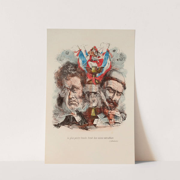 La plus petite trouée ferait bien mieux notre affaire. (Lafontaine) (19th Century) by Victor Coindre