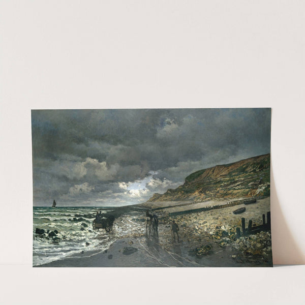 La Pointe de la Hève at Low Tide (1865) by Claude Monet