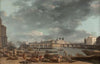 La pointe de l’île de la Cité, vue du port Saint-Nicolas