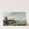 La Pompe de la Samaritaine, le Pont-Neuf et l’île de la Cité, le quai de Conti, vus du quai du Louvre (1771) by Nicolas Jean-Baptiste Raguenet