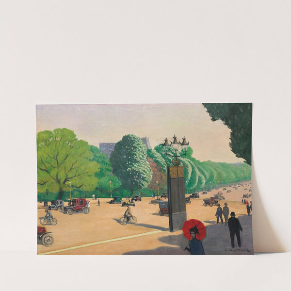 La Porte Dauphine (1922) by Félix Vallotton