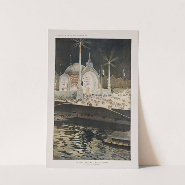 La porte monumentale illuminee by M. Fernand Bellenger