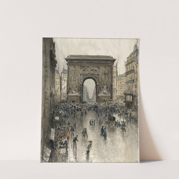 La porte Saint-Denis by Frank Myers Boggs