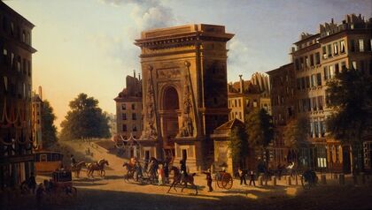 La Porte Saint-Denis, 2ème arrondissement. (1810-1830)