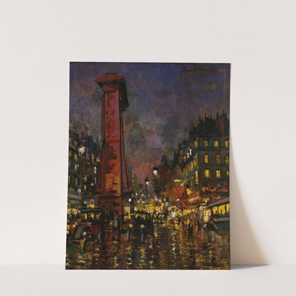 La Porte Saint Denis by Konstantin Alexeevich Korovin