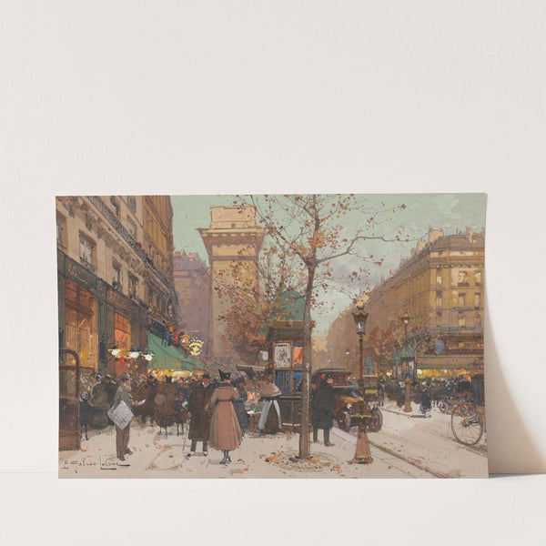 La Porte St Denis by Eugène Galien-Laloue