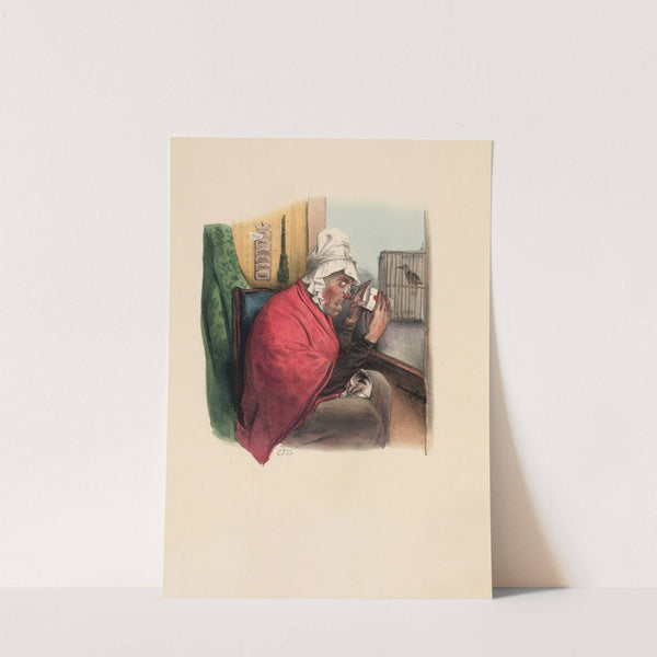 La portière by Charles-Joseph Traviès de Villers