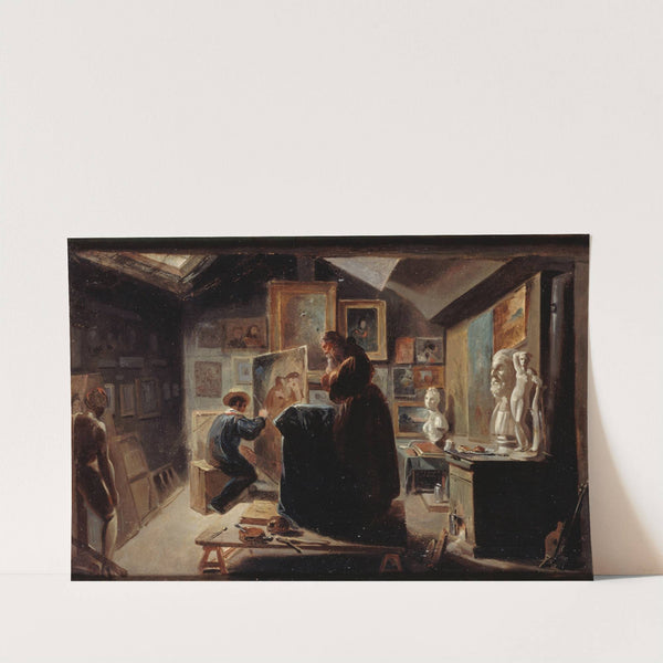 La pose du modèle (1838) by Achille Devéria