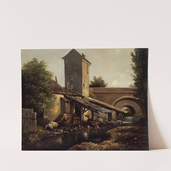 La Poterne des Peupliers (1860) by Arthur Calame