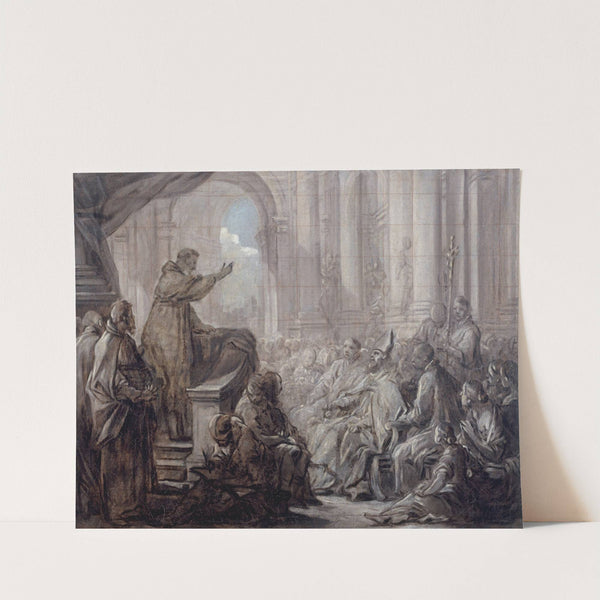 La prédication de saint Augustin devant Valère (1755) by Charles-André van Loo