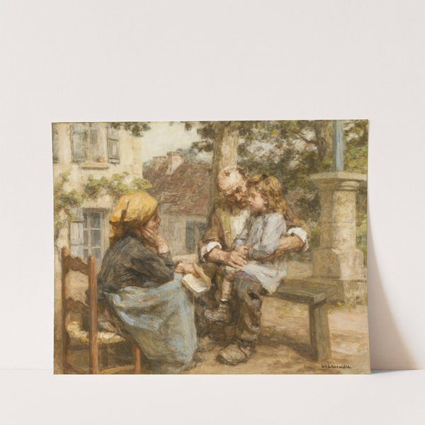 La première leçon by Léon Augustin Lhermitte