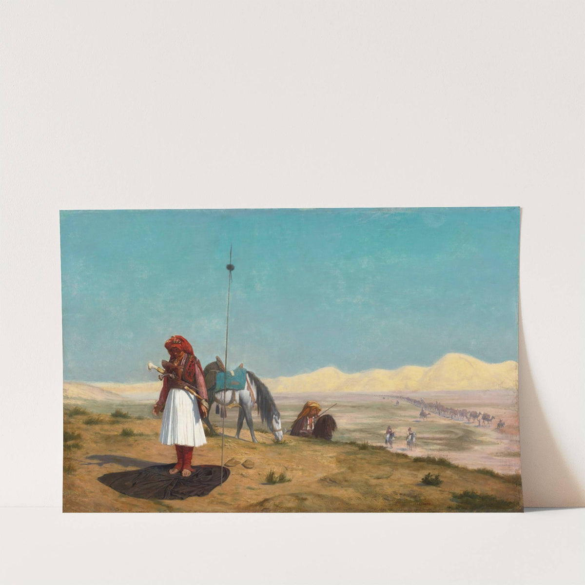 La Prière Dans Le Désert by Jean-Léon Gérôme