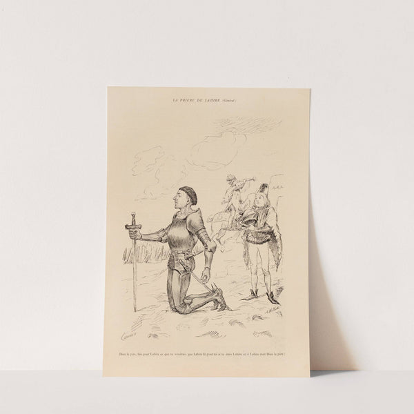 La prière de Lahire (Général) by Adolphe Léon Willette